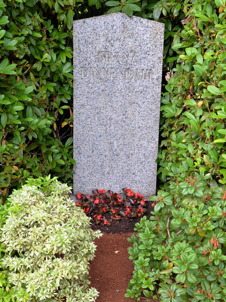 Grabstätte von Franz Dinnendahl auf Südwestfriedhof Essen